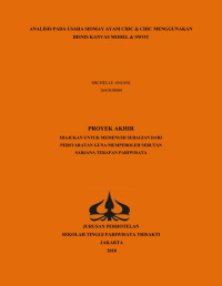 Image of ANALISIS PADA USAHA SIOMAY AYAM CHIC & CHIC MENGGUNAKAN BISNIS KANVAS MODEL & SWOT