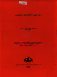 Image of LAPORAN PRAKTEK KERJA INDUSTRIDI PIPILTIN COCOA CHOCOLATE FACTORY