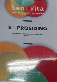 Image of SENORITA E-Prosiding : Kebangkitan Tourpreneur Masa New Normal