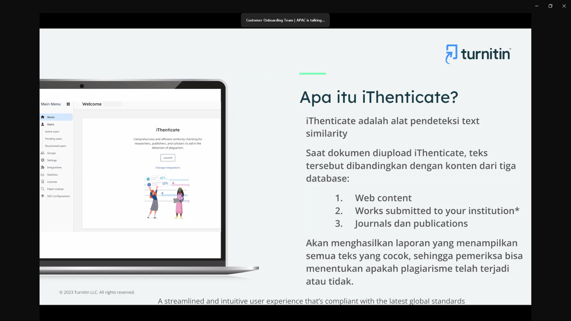 Perpustakaan Institut Pariwisata Trisakti Fasilitasi Pelatihan Turnitin untuk Sivitas Akademika