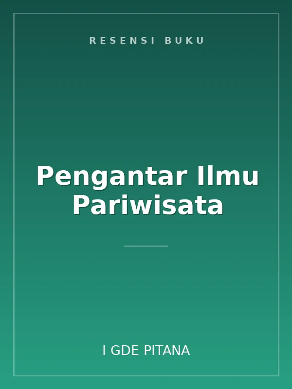 Pengantar Ilmu Pariwisata